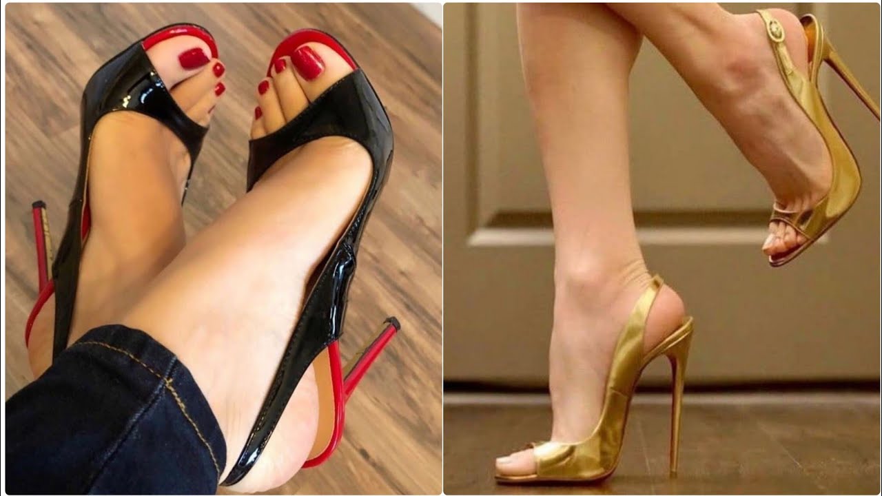 Most alluring collection of party wear high heel sandals.