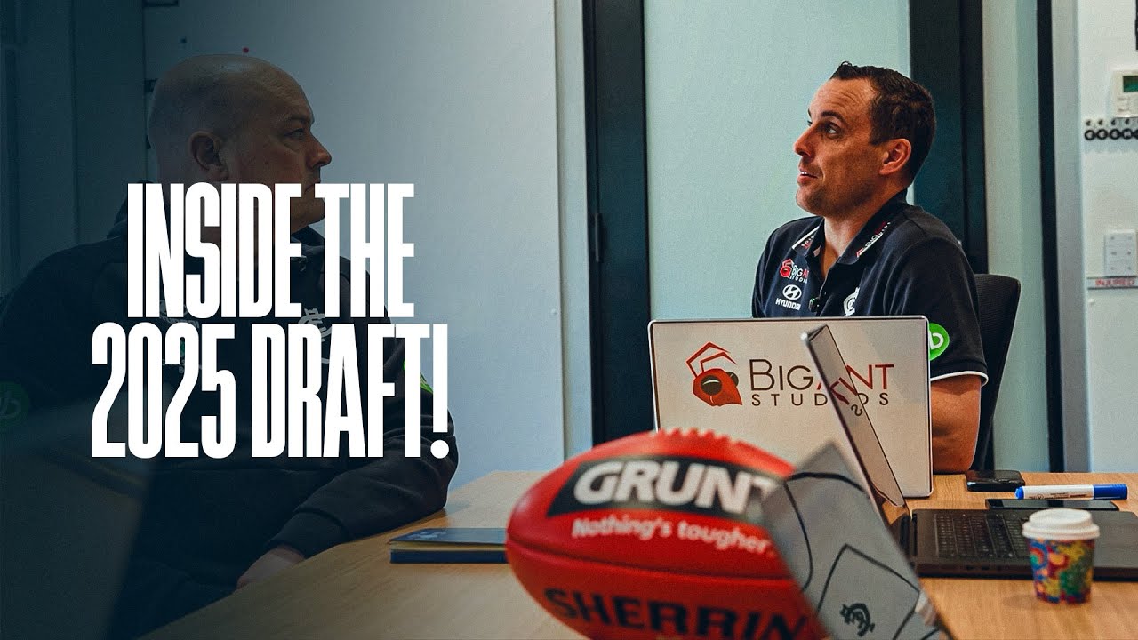 Draft night DRAMA  😱 How Carlton's 2025 draft really happened!