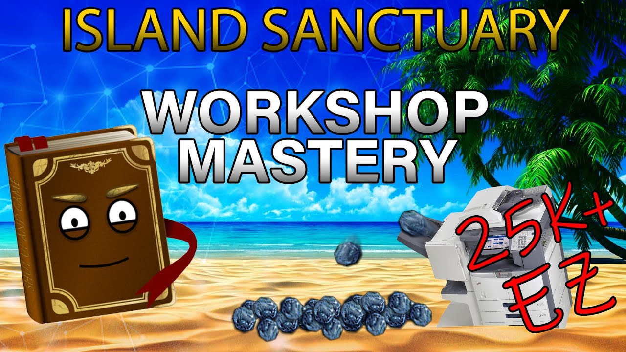 FFXIV Island Sanctuary - Workshop Easy 25k Week Complete Walkthrough, A Season In 10 Min