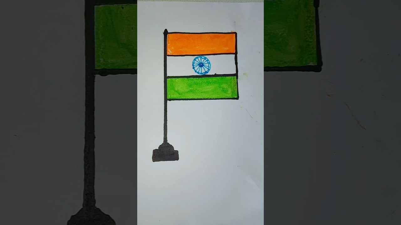 independence day drawing #indianflagdrawing#tiranga#jaihind