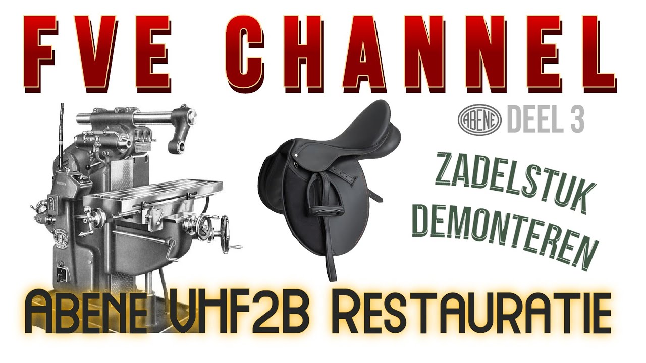 #93 Abene VHF2B Restauratie Deel 3 ( zadelstuk demonteren )