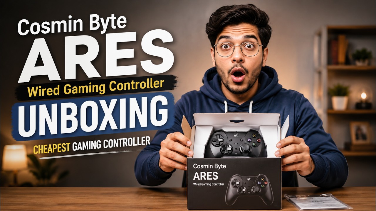 Cosmin Byte ARES Wired Gaming Controller - Unboxing & review