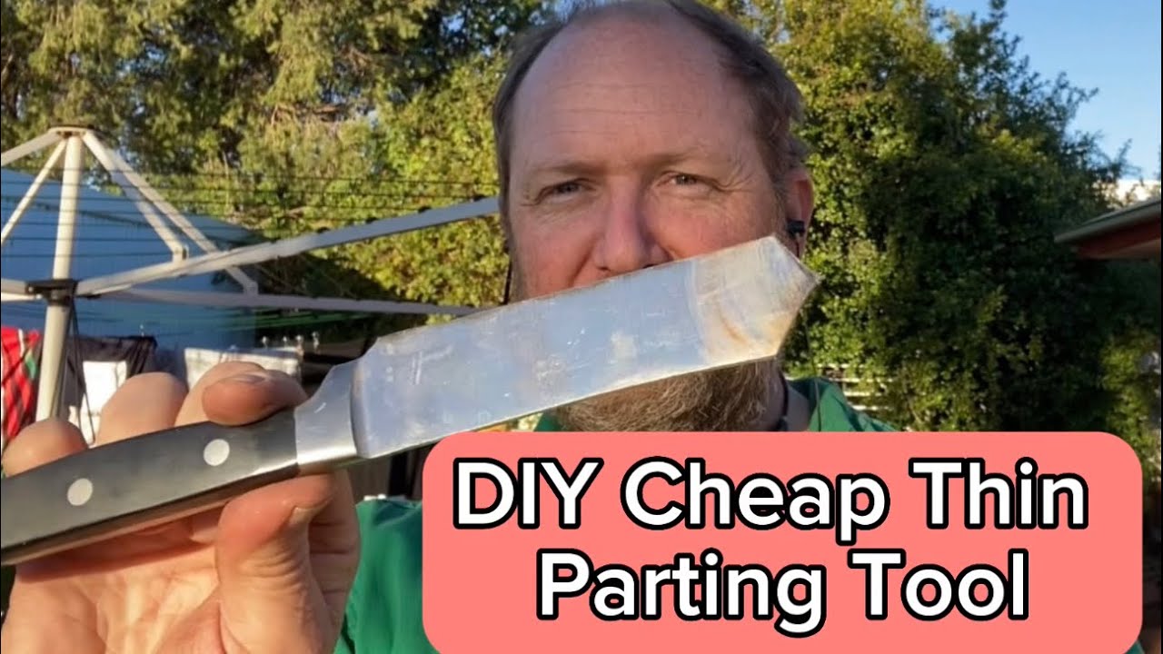 DIY Thin Parting Tool on the Cheap for Woodturning