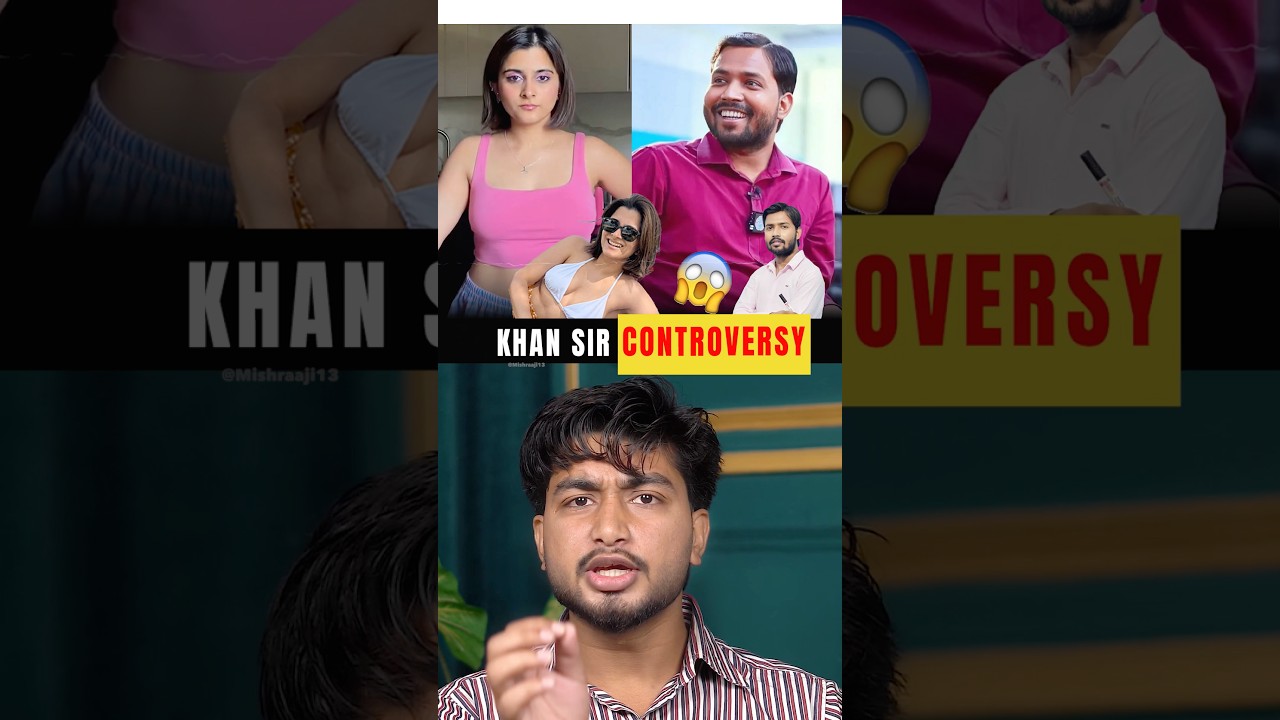 Khan Sir Controversy 😱 #viral #khansir #short #woman #trending
