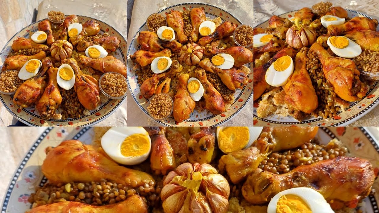 رفيسة تقليدية  بحرشة شعير البلبولة، 100%صحية سهلة وقتصدية بمذاق ولا اروع 😋👌