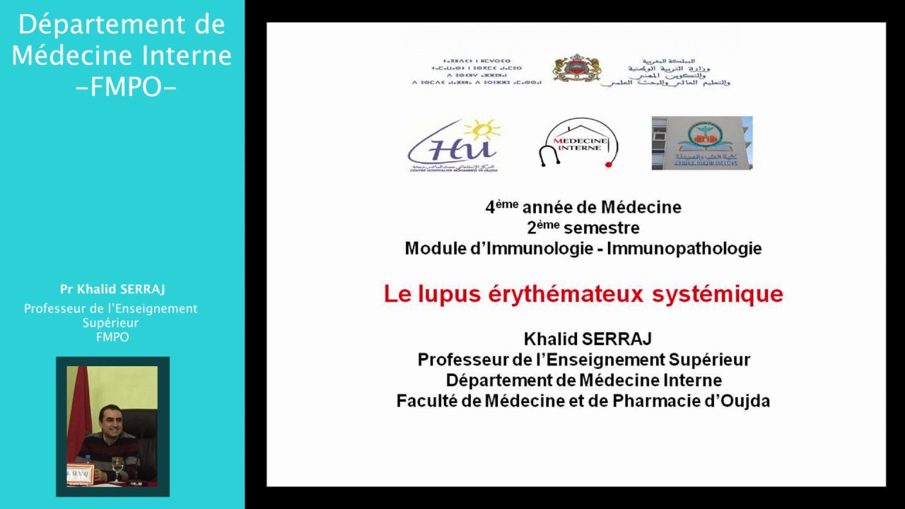 Pr serraj-Le lupus érythémateux systémique