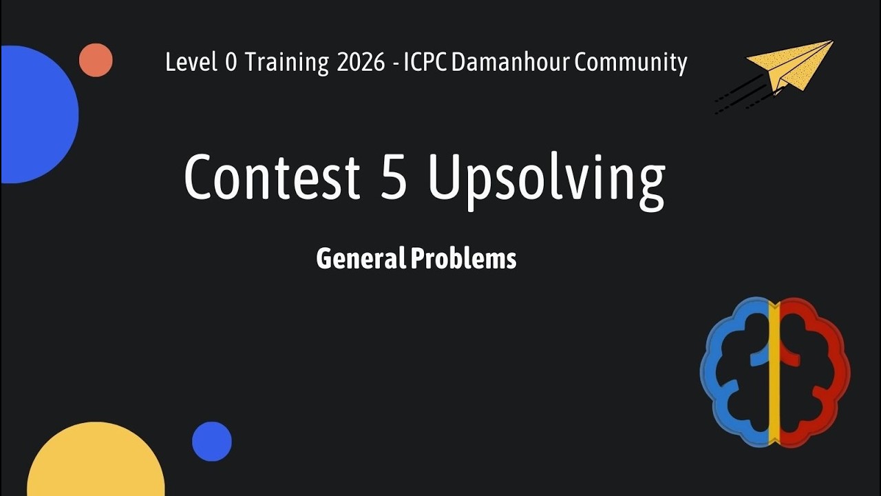 Contest 5 Upsolving