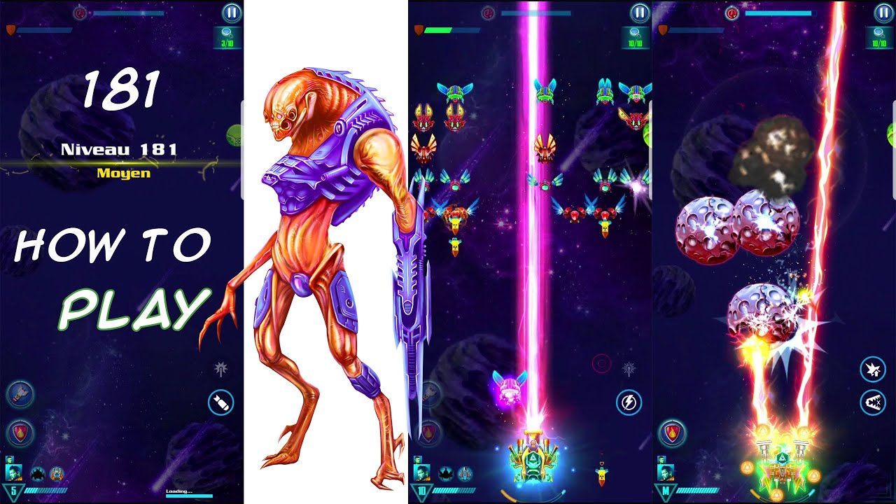 Level 181 Galaxy Attack Alien Shooter | Shoot em up Gameplay