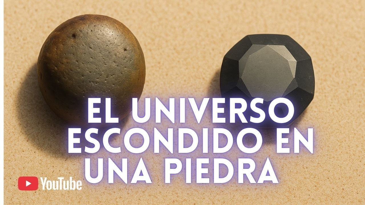 Dentro de esta piedra vive un cielo lleno de estrellas