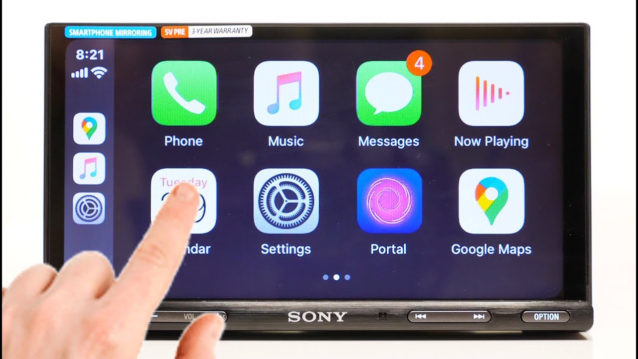 Обзор и пошаговое руководство Sony XAV-AX5500 для Apple Carplay и Android Auto