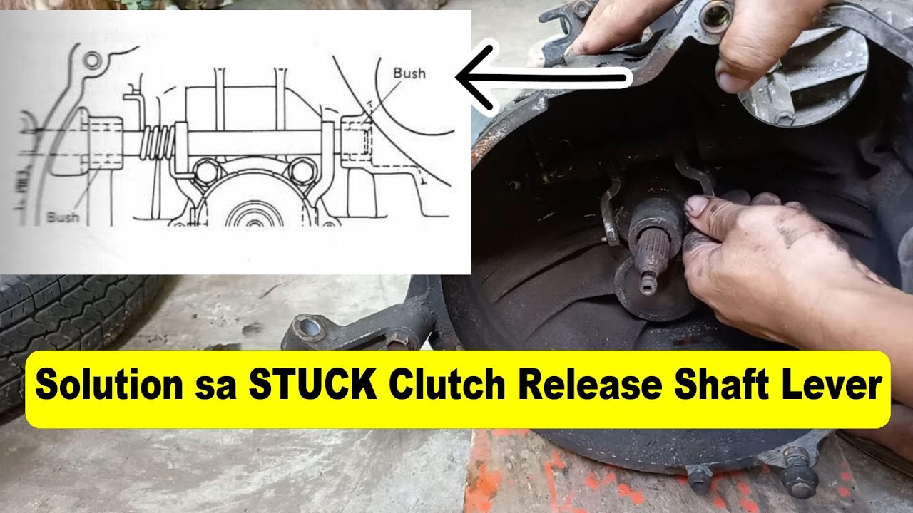 SOLUTION sa STUCK Transmission Clutch Release Shaft Lever Suzuki Multicab