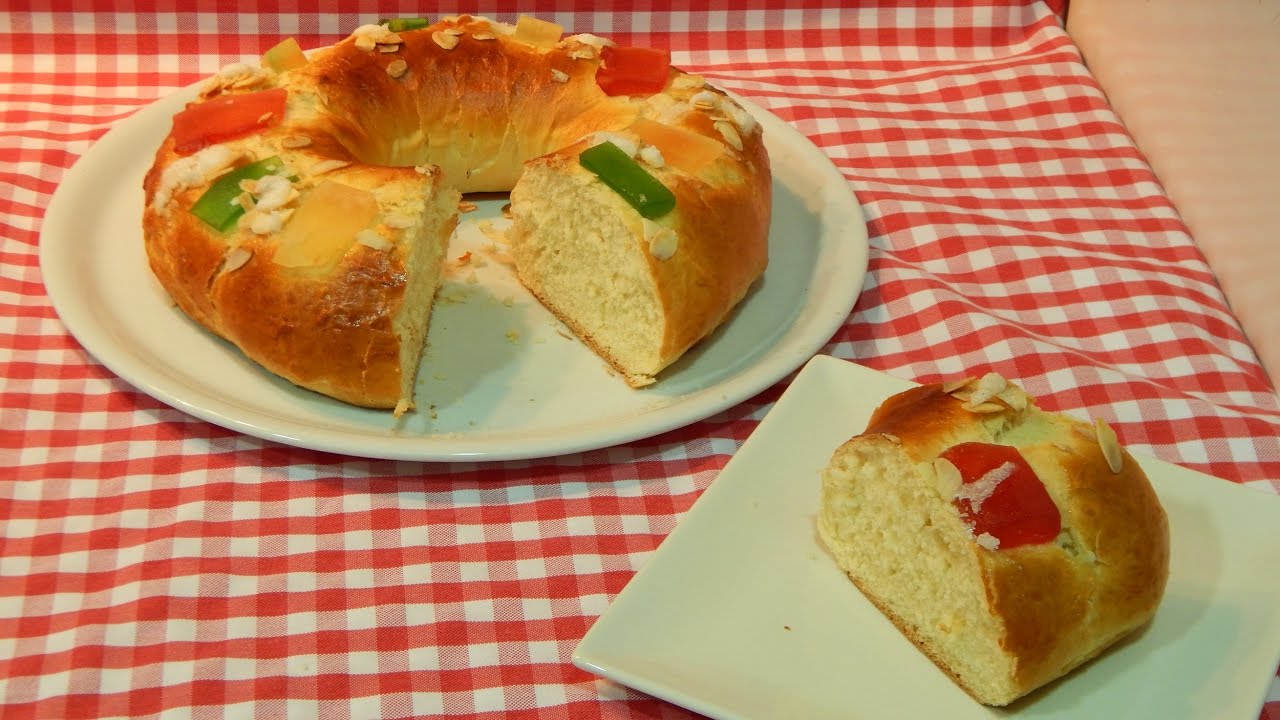 Receta fácil de roscón de reyes tradicional