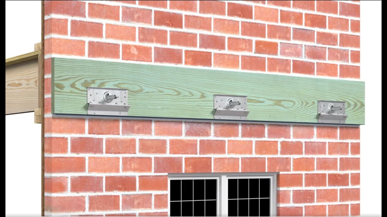 How to Install the BVLZ Brick Veneer Ledger Connector