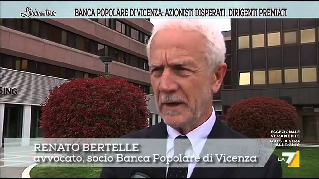 Banca Popolare di Vicenza: azionisti disperati, dirigenti premiati