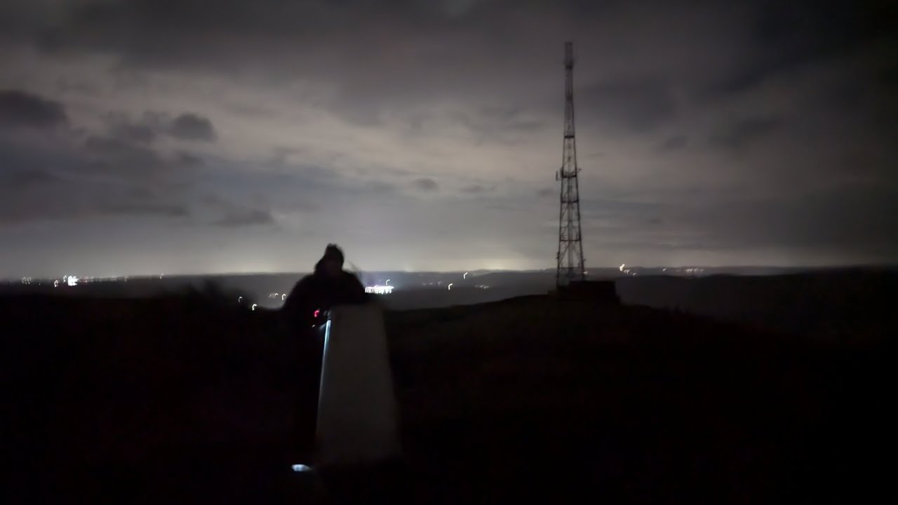 William Hill trig point walk, 21st December 2024, very windy! (Volume warning)