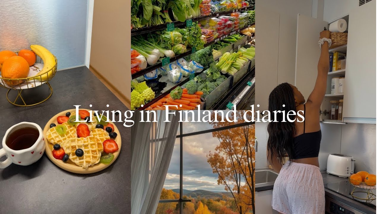 My quiet  life in Finland | Slow autumn days🍂 | Grocery shopping | Healthy meal prep