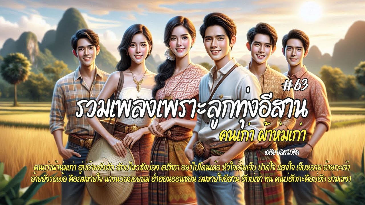 รวมสุดยอดเพลงฮิตลูกทุ่งอีสานเพราะโดนใจใหม่ล่าสุด 2025 ชุด 63 [Esan Music]/ คนเก่า ผ้าห่มเก่าฮู่บ่ ..