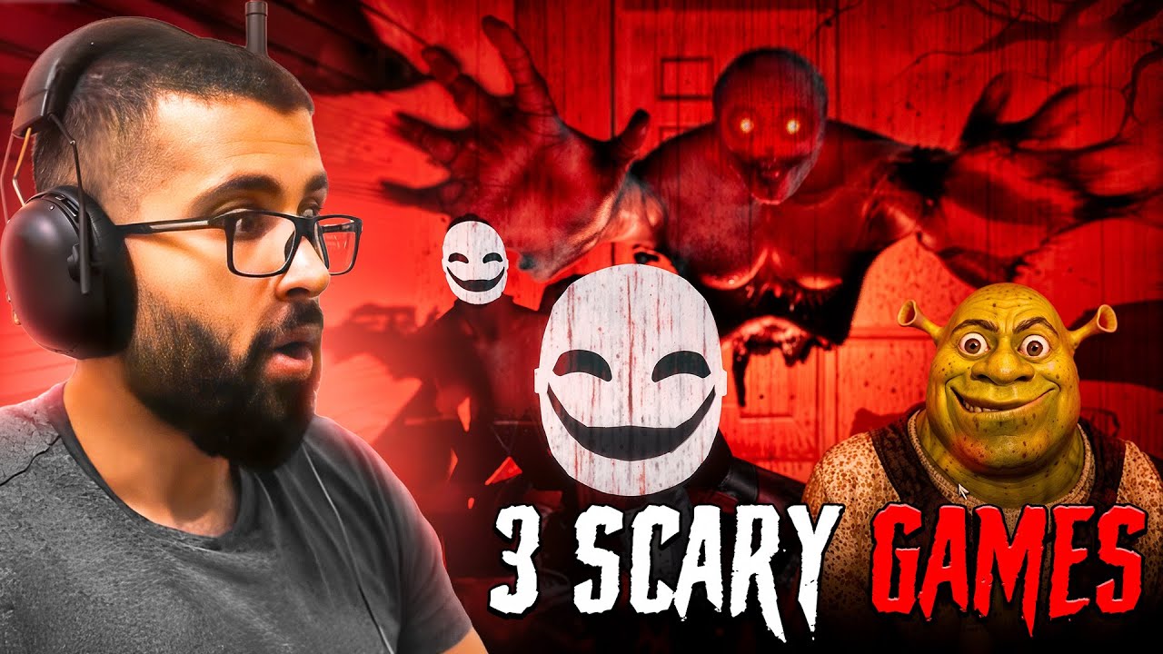 3 ألعاب رعب… كلها تبغاني أنظف قبل لا أموت! 🧹👻