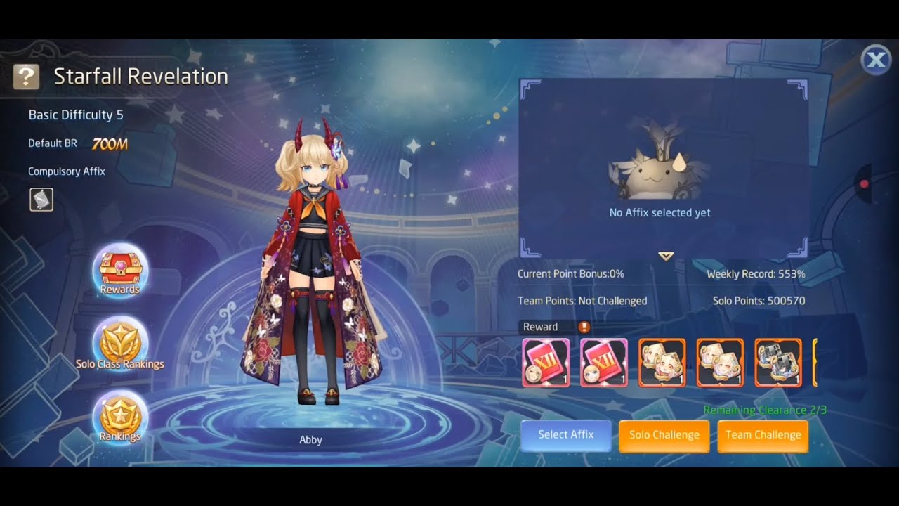 [Tales of Wind] Starfall (Abby) - Priest Solo Tips