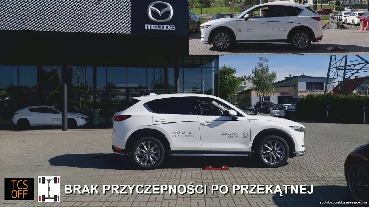 Mazda CX 5 AWD test napędu 4x4