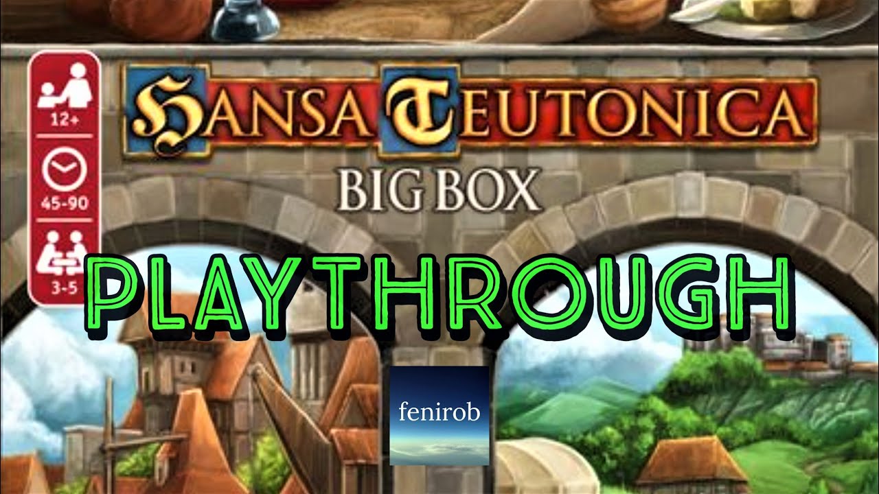 Hansa Teutonica Board Game | Playthrough