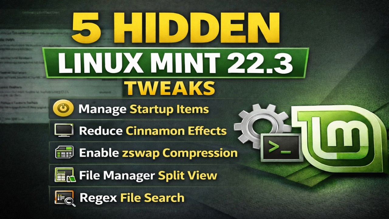 5 скрытых настроек для Linux Mint 22.3 Cinnamon, которые действительно улучшают производительность.