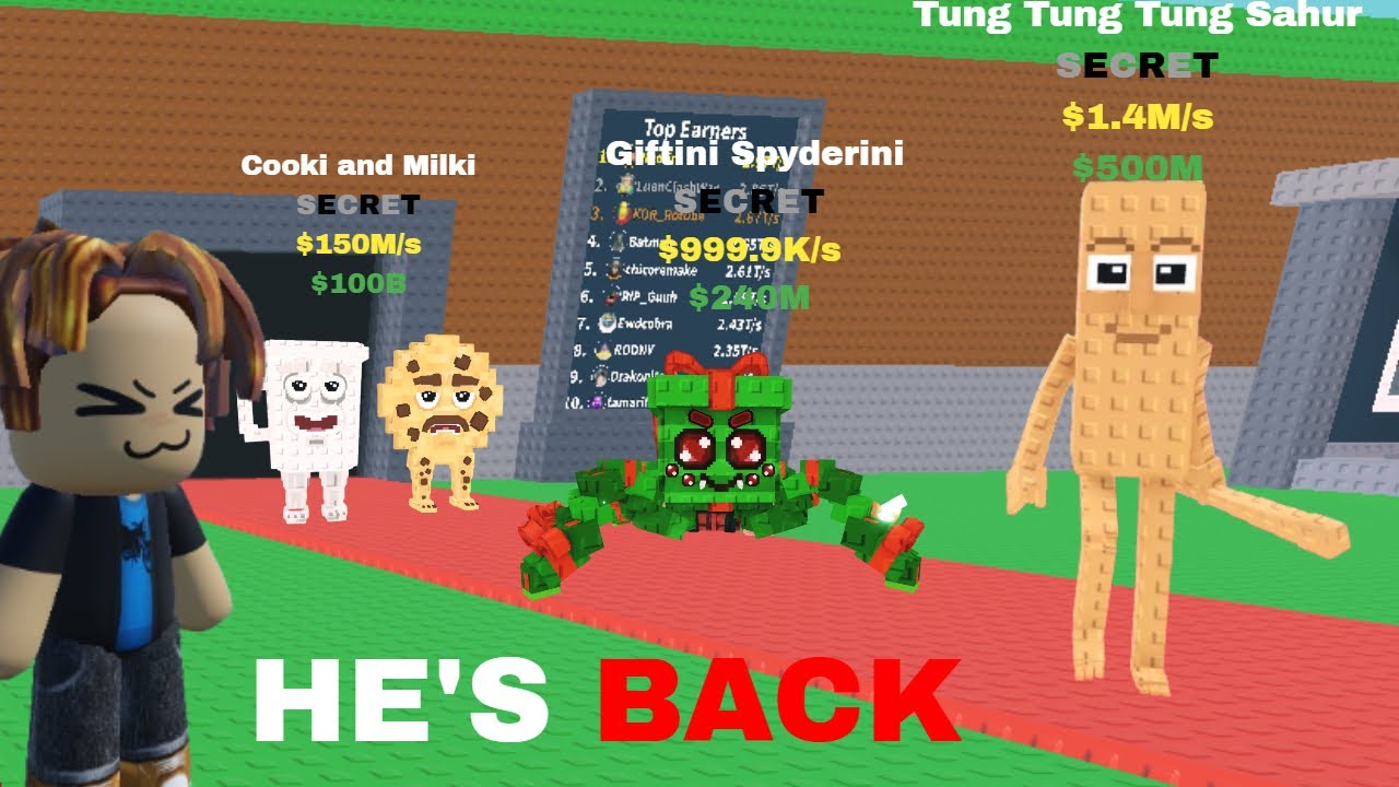 TUNG TUNG SAHUR is BACK in Steal a Brainrot! (+ Admin Abuse)