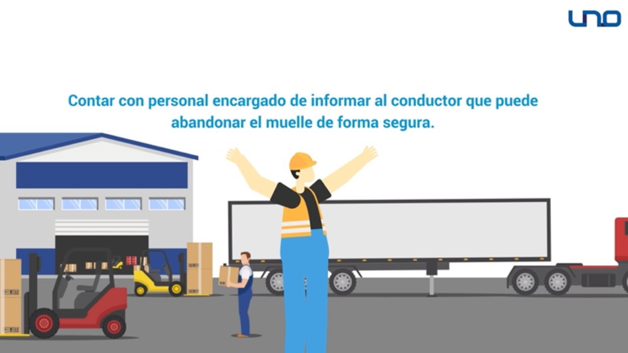 Pautas de trabajo seguro en muelles de carga y descarga