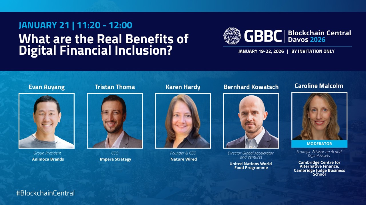 What are the Real Benefits of Digital Financial Inclusion? | 9th Annual Blockchain Central Davos