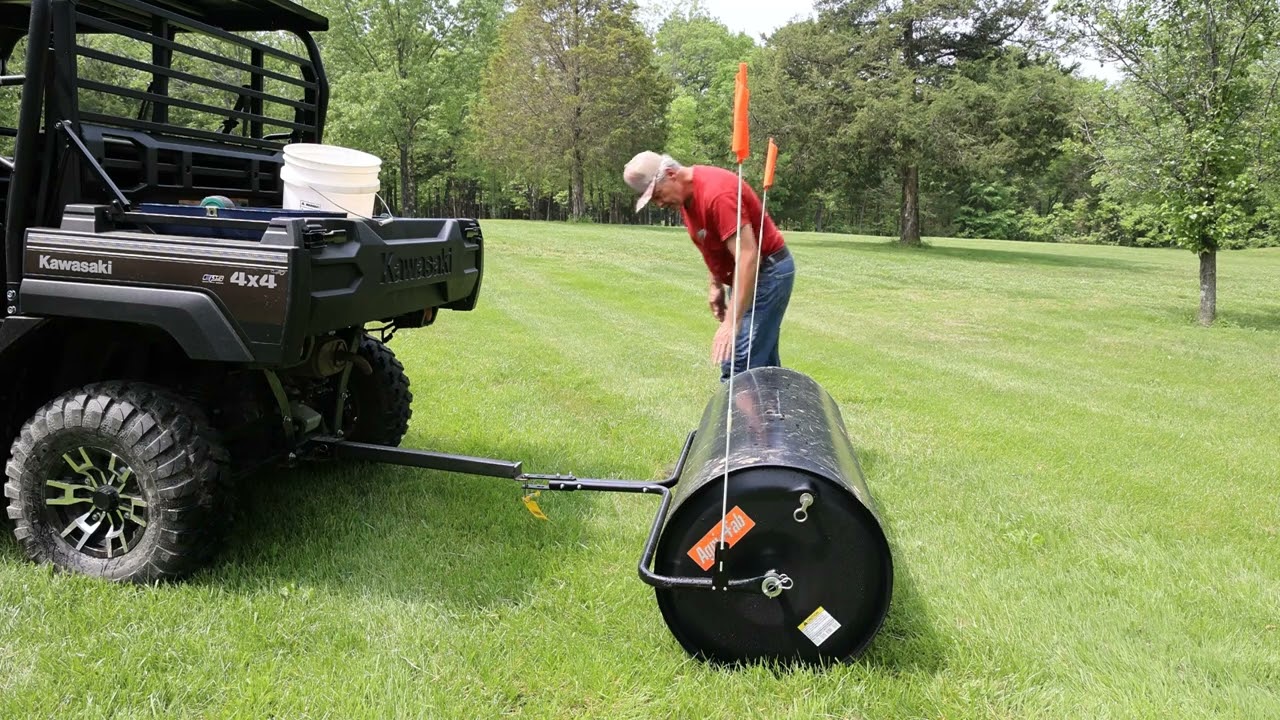 AgriFab 24x60 Lawn Roller The Yard Is Smooth