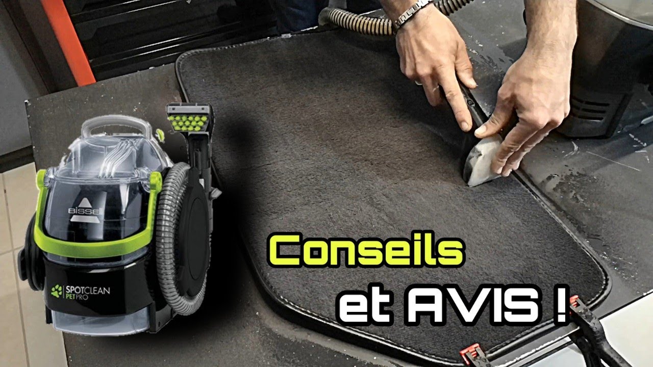 INJECTEUR EXTRACTEUR BISSEL SPOTCLEAN ... Mon avis après 1 an d'utilisation !