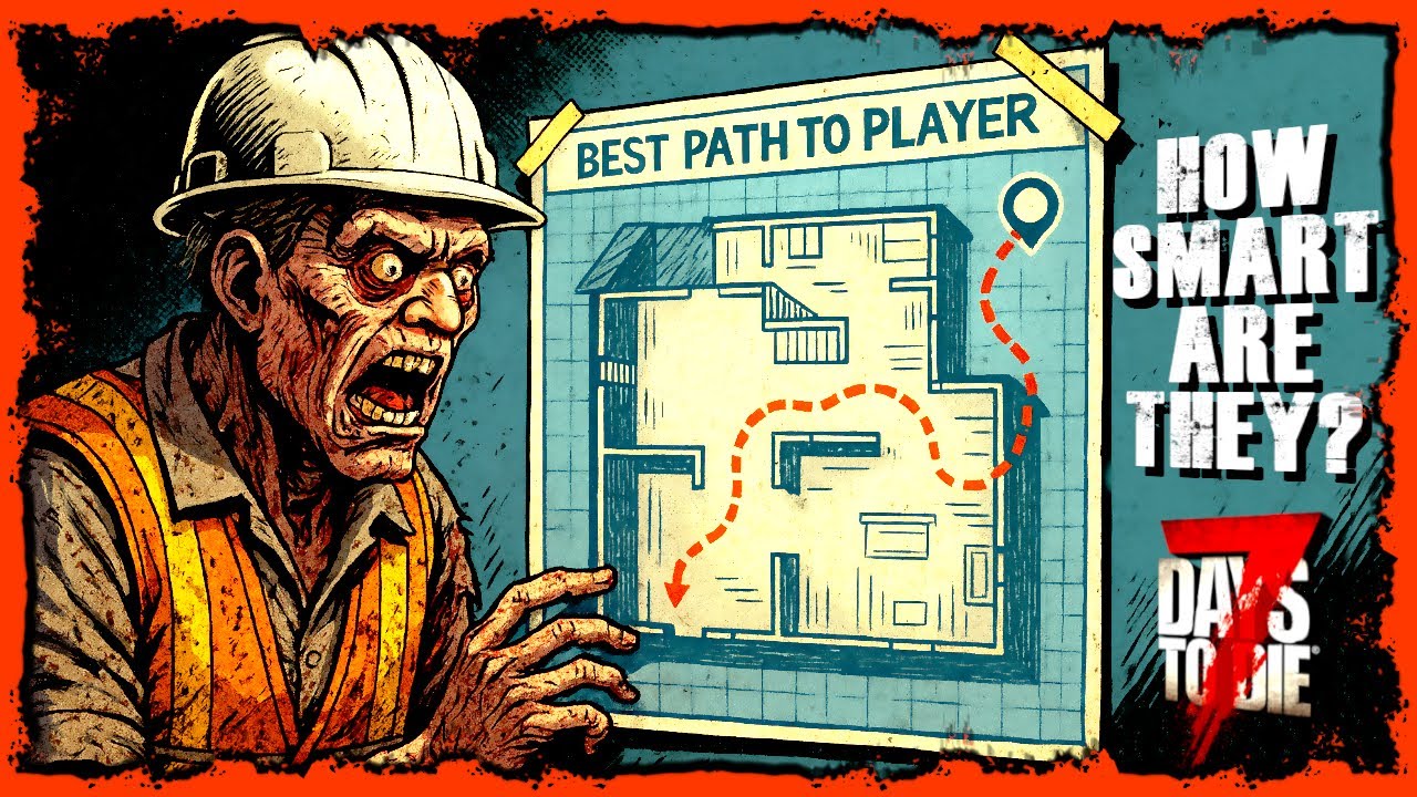 What Makes Zombies So Smart? | Zombie AI | 7 Days to Die