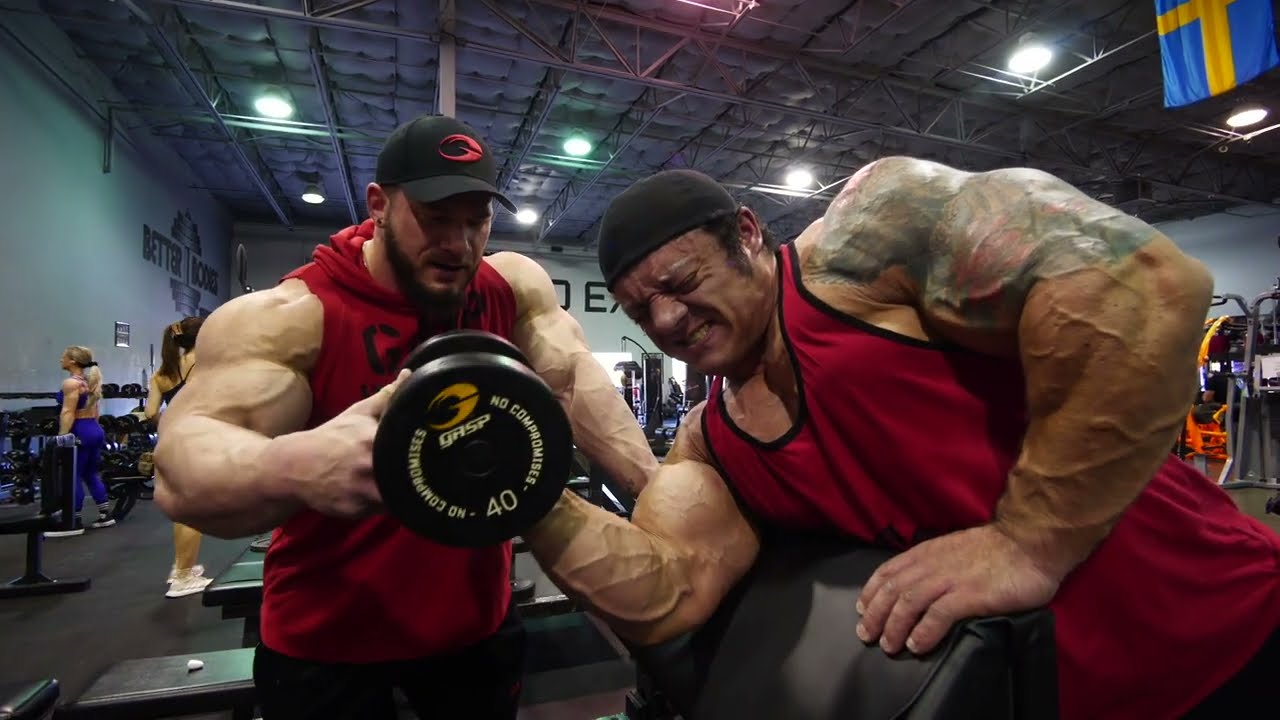 Arm Day with the Boys: Hunter Labrada, Stuart Sutherland, Jordan Hutchinson & Garrett Danzey