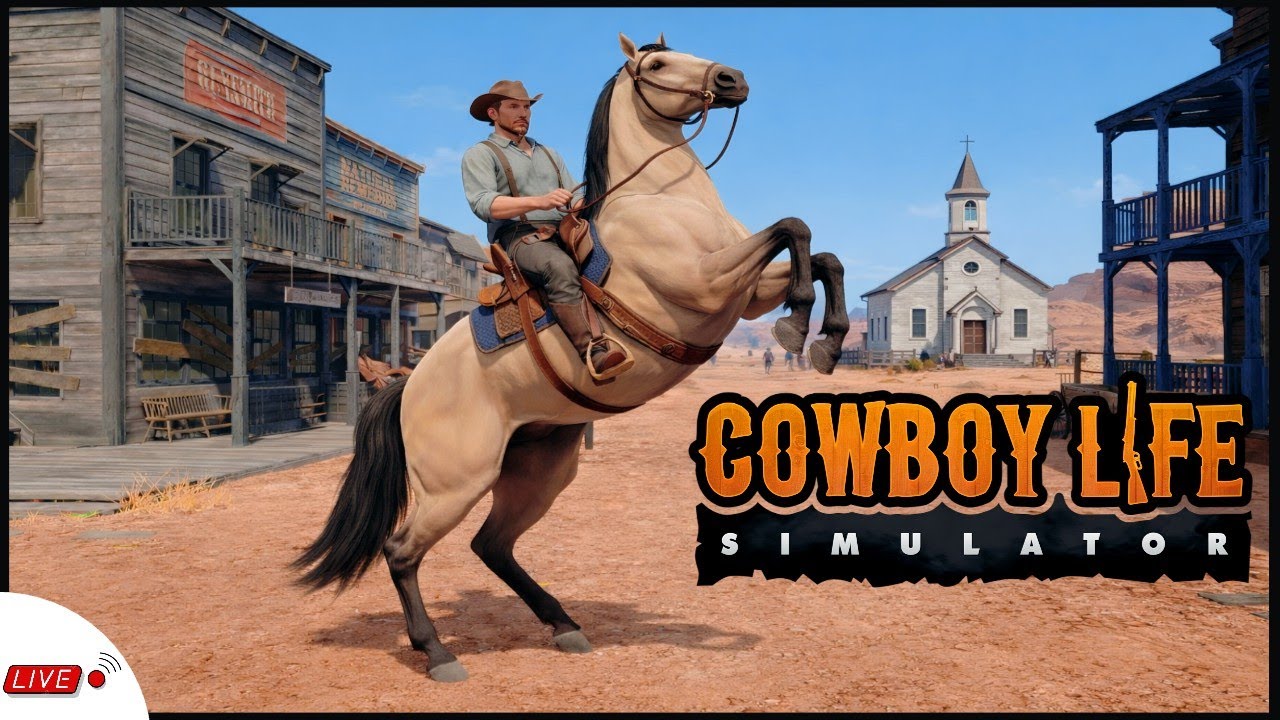 COWBOY LIFE SIMULATOR  MUITO TRABALHO + MISSÕES  NO VELHO OESTE!