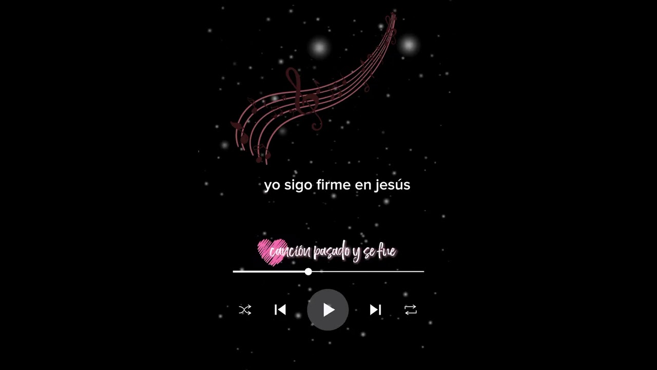 Canción original - mi pasado se fue#cristianamusica  