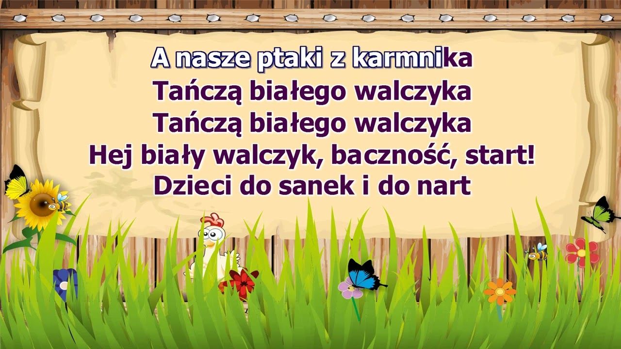 Dla dzieci - Biały walczyk - z wokalem ( karaoke )