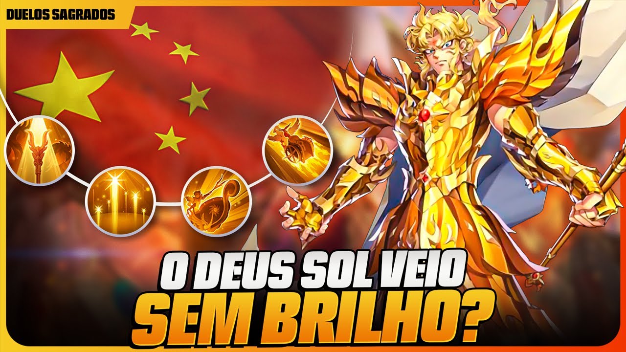 ☀️🔥 O DEUS DO SOL CHEGOU, MAS POR ENQUANTO SEM MUITO BRILHO! DESEMPENHO APOLO NOS SAGRADOS CHINA 🔥☀️