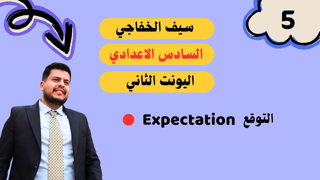 #انكليزي_سادس_اعدادي #english  التوقع Expectation