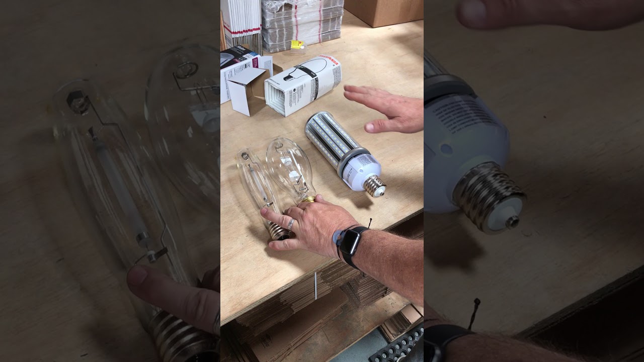 LED Corn Bulb 54 Watt Replaces MH250 Metal Halide