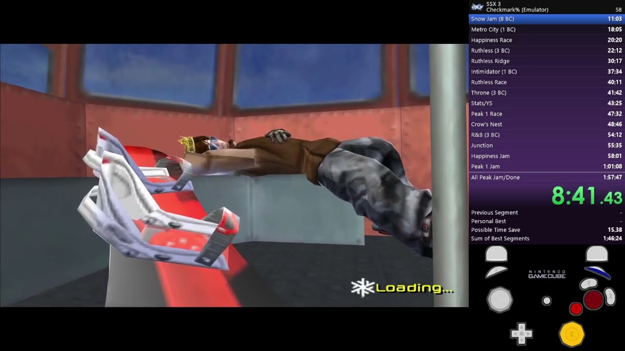 SSX 3 - Checkmark% - 1:54:28.10 (WR)