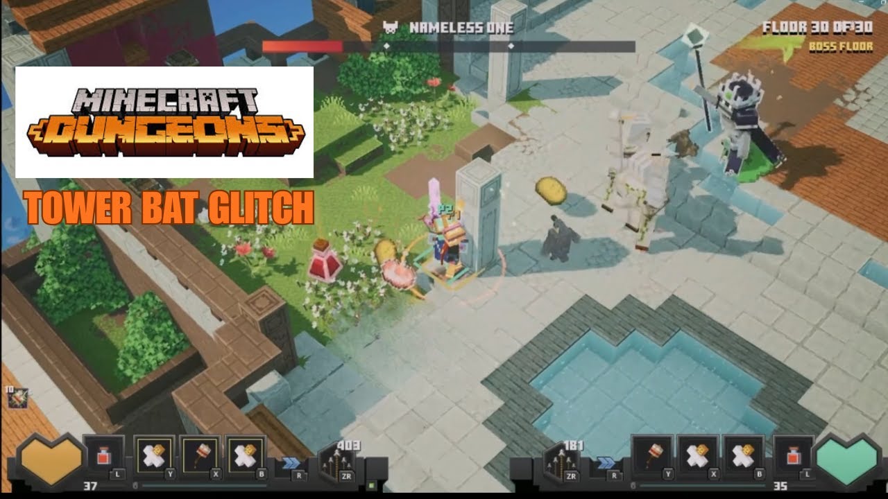 Minecraft Dungeons Weekly Tower Bat Glitch to Defeat the Nameless One