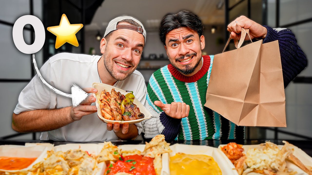 Wir bestellen bei 0⭐️-Restaurants 🤔 (wer findet das beste?)