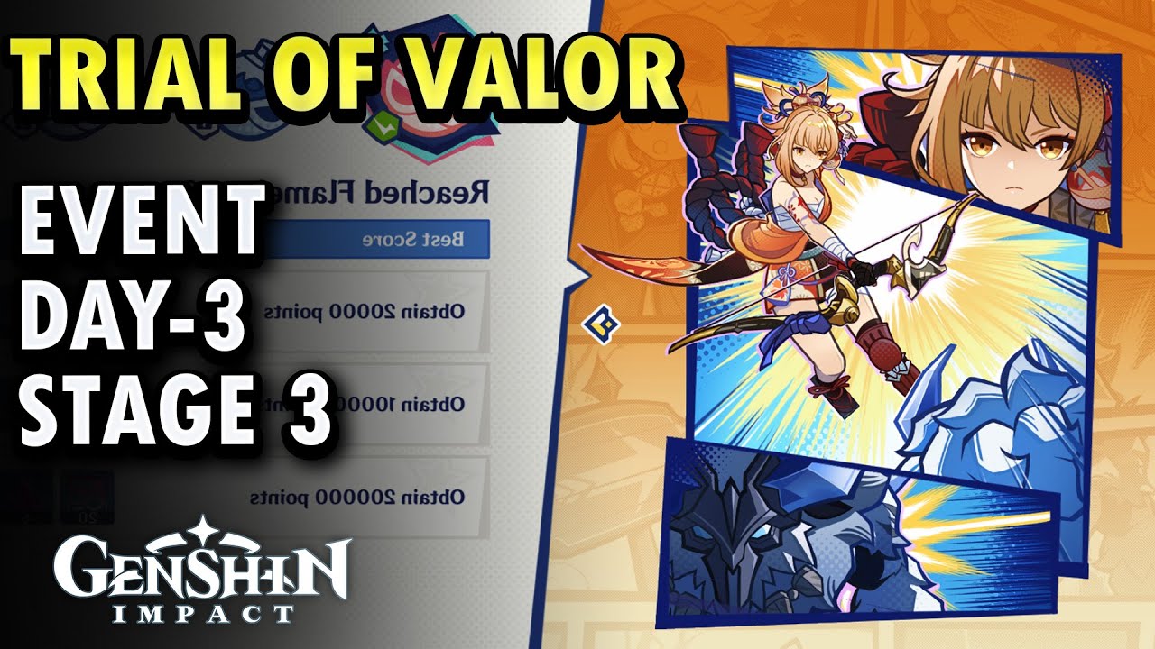 Trial Valor-The Answer Is Infusion  Event Day 3 Stage 3| Genshin Impact