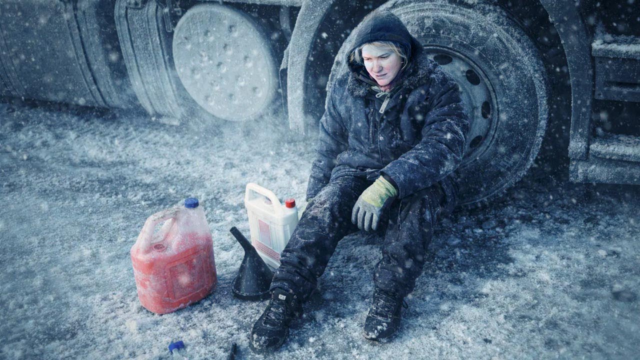 ПОЛОМКА НА ТРАССЕ В МОРОЗ!