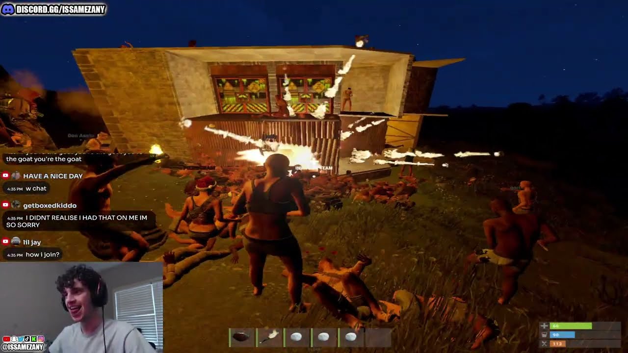 i brought the whole riot to his base