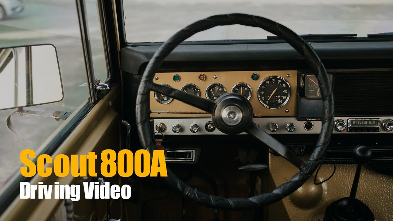 1970 International Harvester Scout 800a Driving in CA
