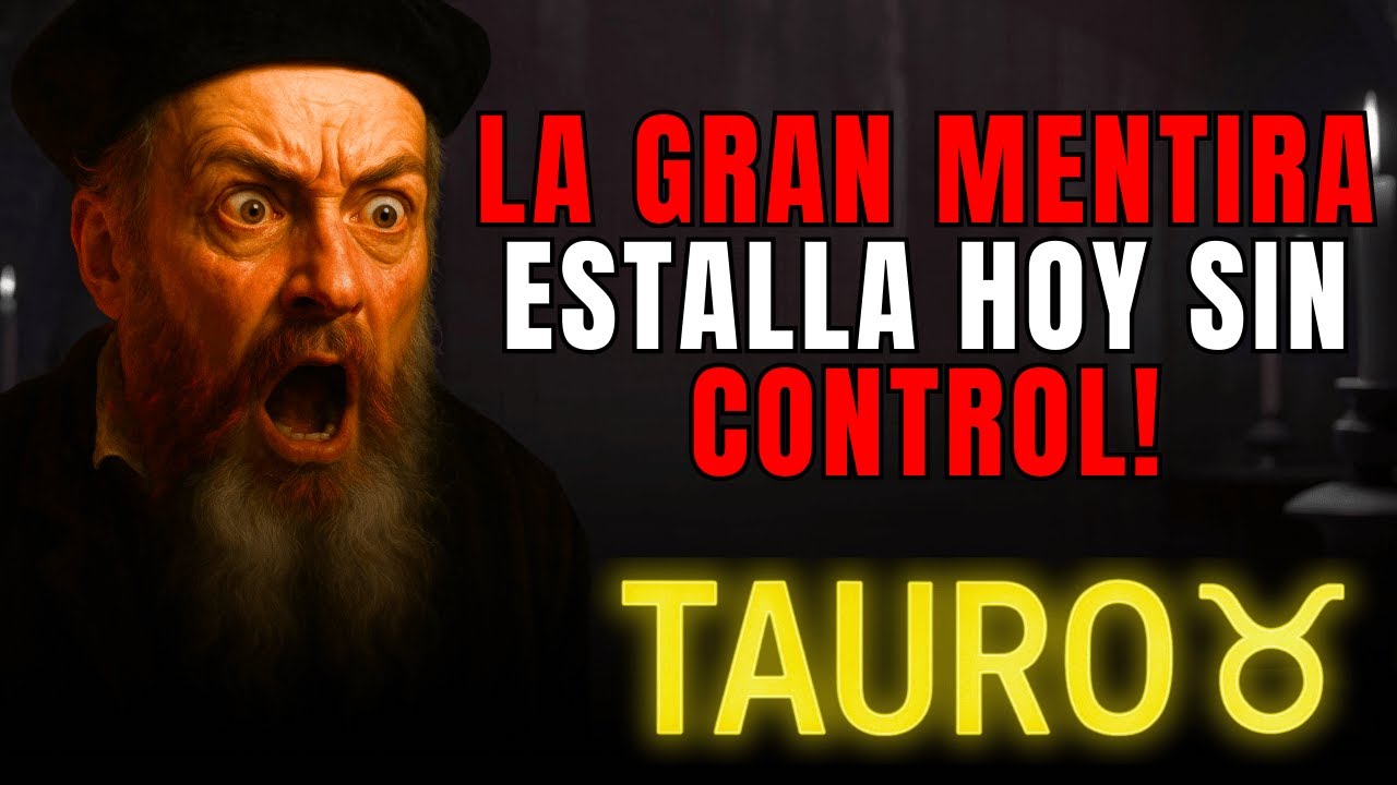 TAURO ♉ 🔥 TODO PUEDE EXPLOTAR YA 💥 LA MENTIRA MÁS GRANDE SE DESCUBRE HOY