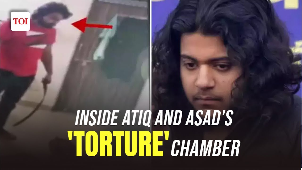 Asad Ahmed New Video: Is that Atiq Ahmed's son Asad thrashing a man?