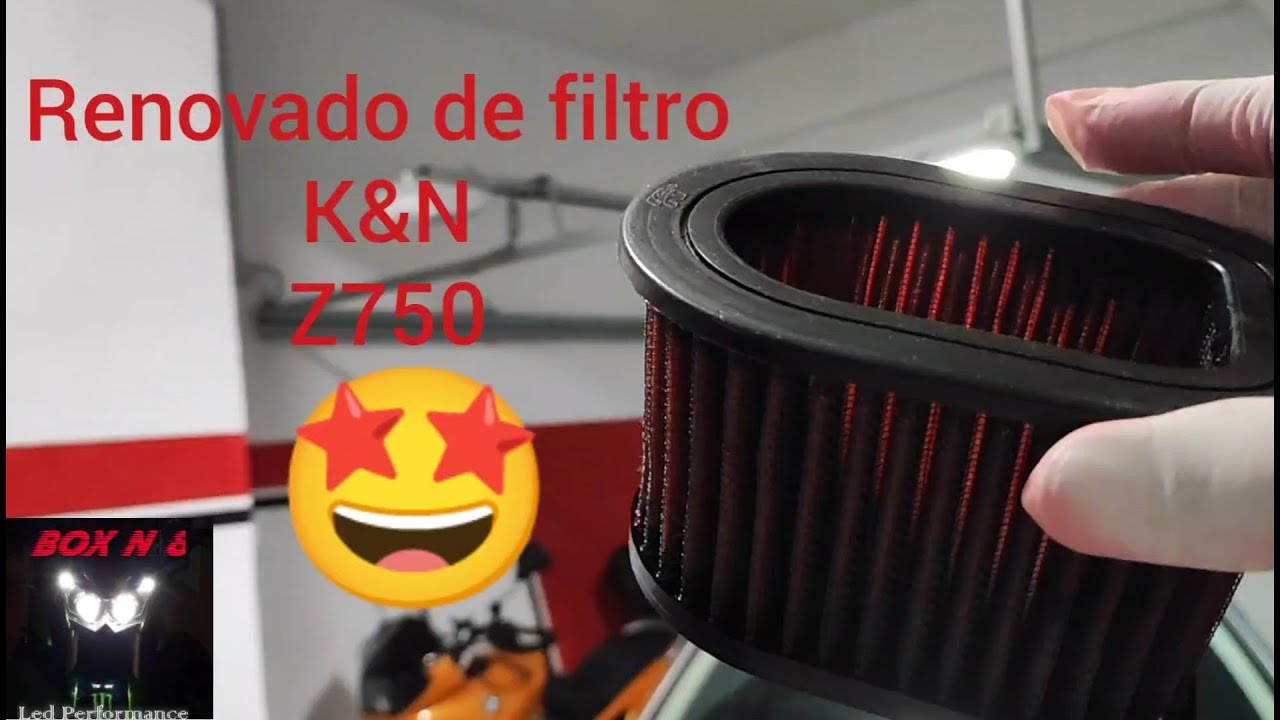 limpieza filtro K&N Z750