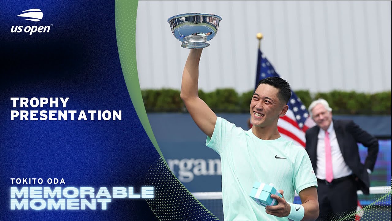 Trophy Presentation | Tokito Oda Completes Career Golden Slam | 2025 US Open Final